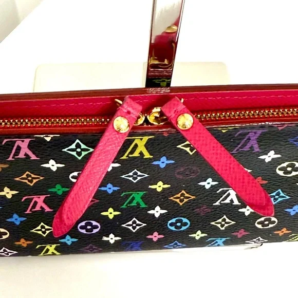 Louis Vuitton Takashi Murakami Noir Insolite Wallet - Picture 6 of 16